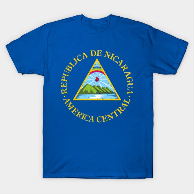 Nicaragua coat of arms - escudo nicaraguense T-Shirt by verde